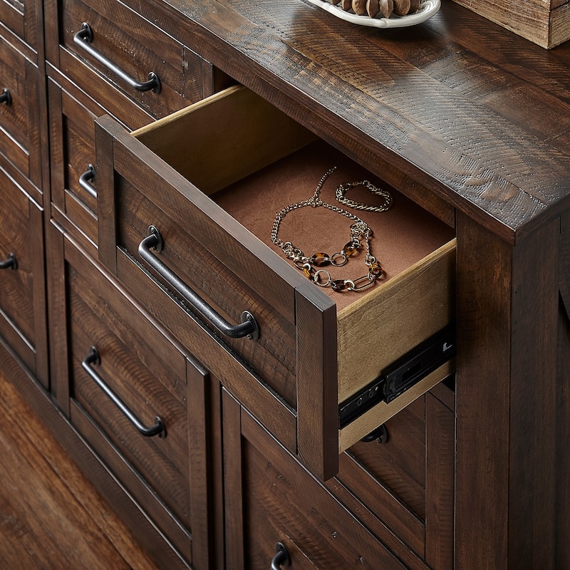 Simply Solid Shelba Solid Wood 6-piece Storage Bedroom Collection