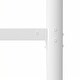 preview thumbnail 13 of 13, White Twin over Twin Size Metal Bunk Bed with High Guardrail