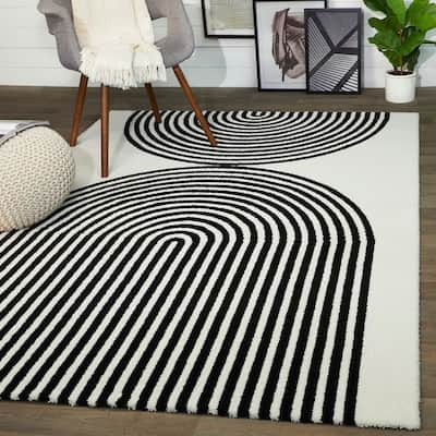 Honnecourt Contemporary Arches Area Rug
