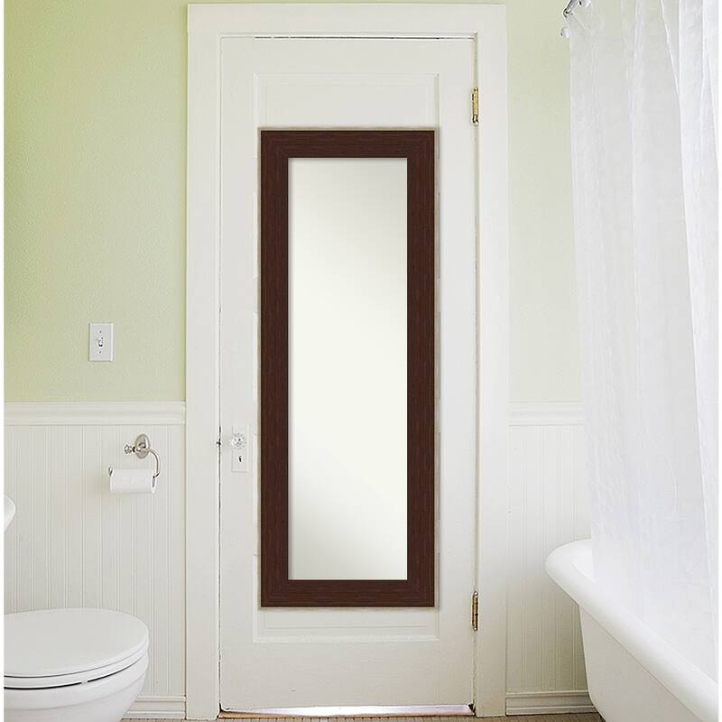 Non-Beveled Full Length On The Door Mirror - William Frame
