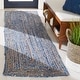 preview thumbnail 9 of 105, SAFAVIEH Handmade Cape Cod Marget Boho Coastal Jute Rug 2'3" x 10' Runner - Blue/Natural - Runner