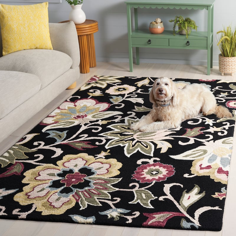 SAFAVIEH Handmade Blossom Katerinka Wool Rug