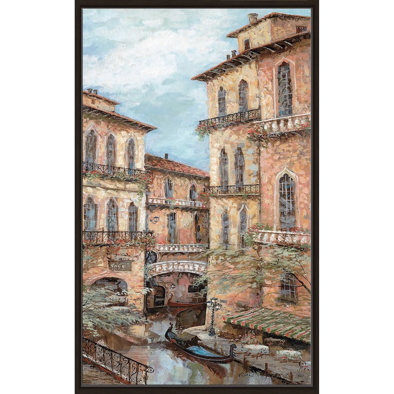 "Holiday in Venice II" by Ruane Manning Print on Floating Canvas