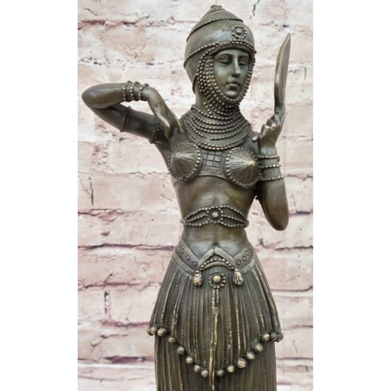 Middle Eastern Arabian Princess Bronze Sculpture Statue Figure Art Deco Chiparus