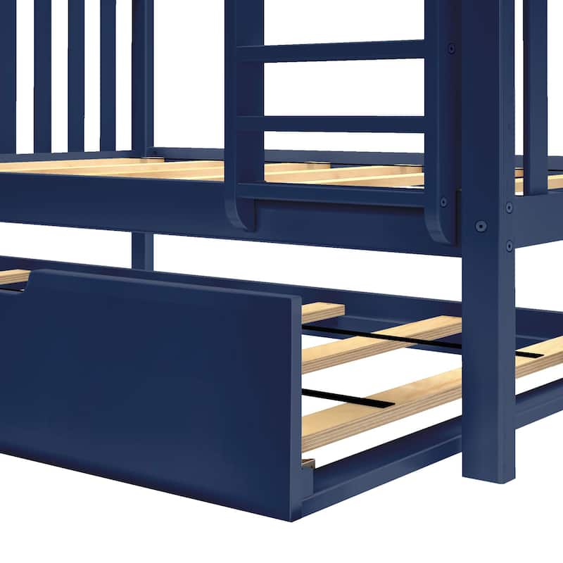 Max and Lily Twin over Twin Bunk Bed with Trundle