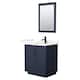 Option Dark Blue, Black Trim, Giotto Quartz Top