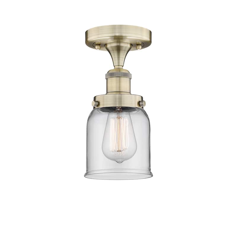 Innovations Lighting Bell - 1 Light 5" Semi-Flush Mount