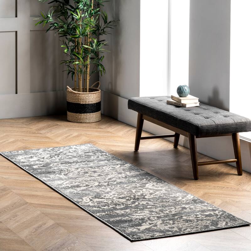 Nuloom Freja Faded Floral Area Rug