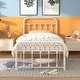preview thumbnail 19 of 20, VECELO Modern Metal Platform Kids Bed Frame,Twin Size Bed Set of 2