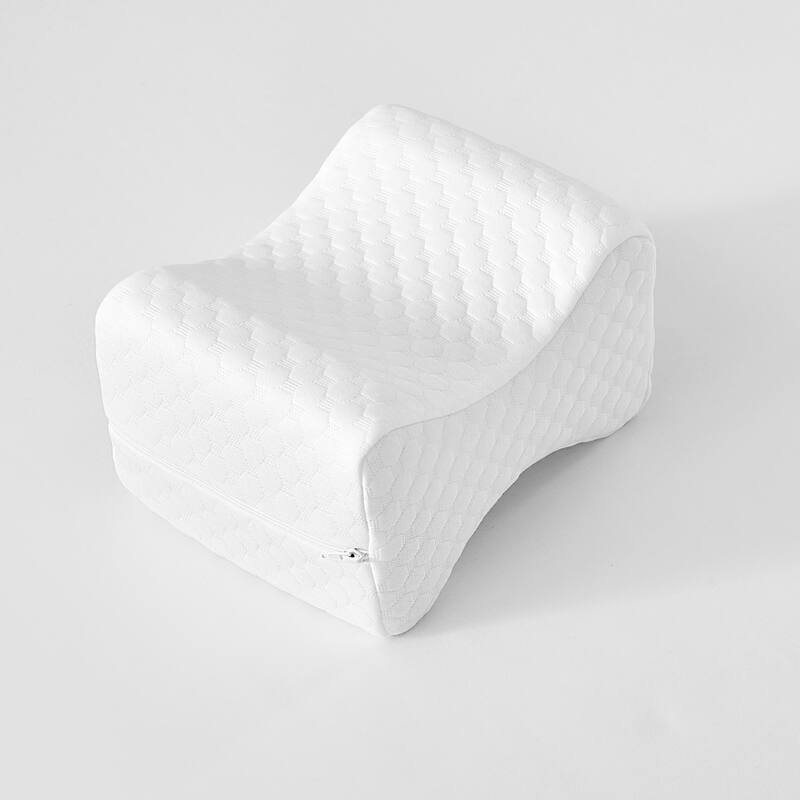 Bodipedic Set of 2 Memory Foam Accessory Pillows - Knee Pillow and U-Neck Pillow