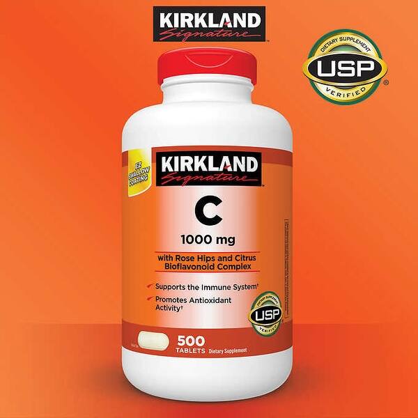 Shop Kirkland Signature Vitamin C 1000 Mg With Rose Hips And