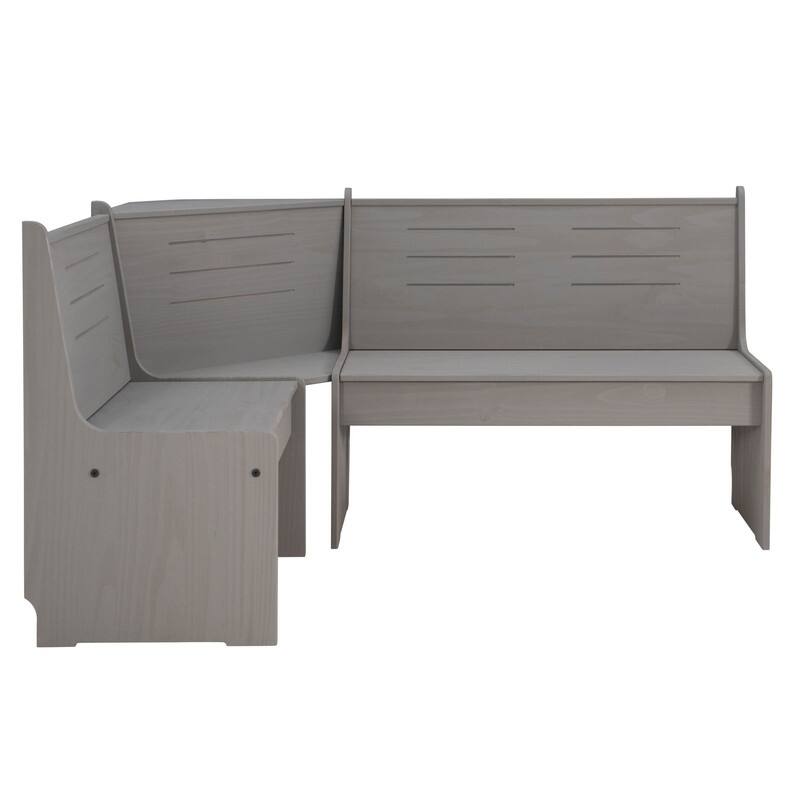 Wendell Solid Wood Corner Breakfast Nook Dining Set