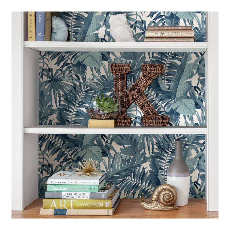 NuWallpaper Blue Maui Peel & Stick Wallpaper - 216in x 20.5in x 0.025in