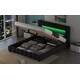 preview thumbnail 6 of 6, Queen Size Platform Bed with LED Headboard and Large Underneath Storage, Upholstered Bed with Support Legs, Grey