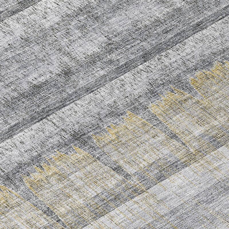 Machine Washable Indoor/ Outdoor Chantille Abstract Ombre Rug