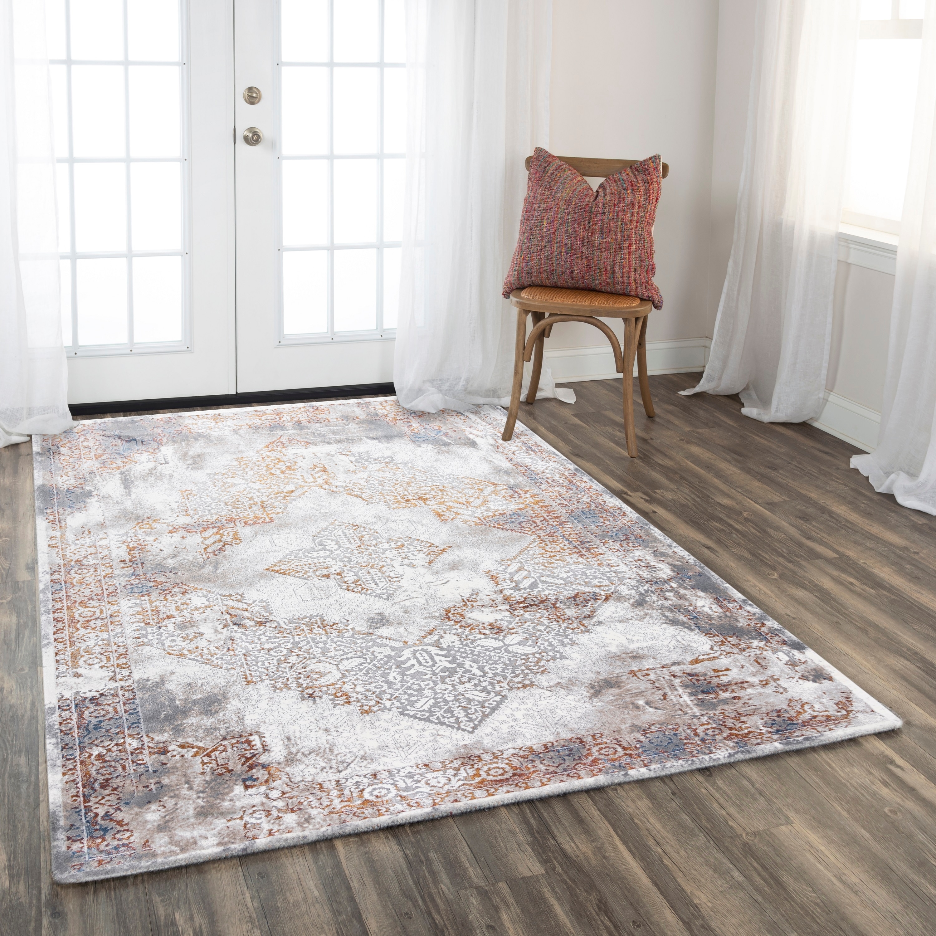 Alora Decor Opal Ivory Multi-colored Abstract Rug