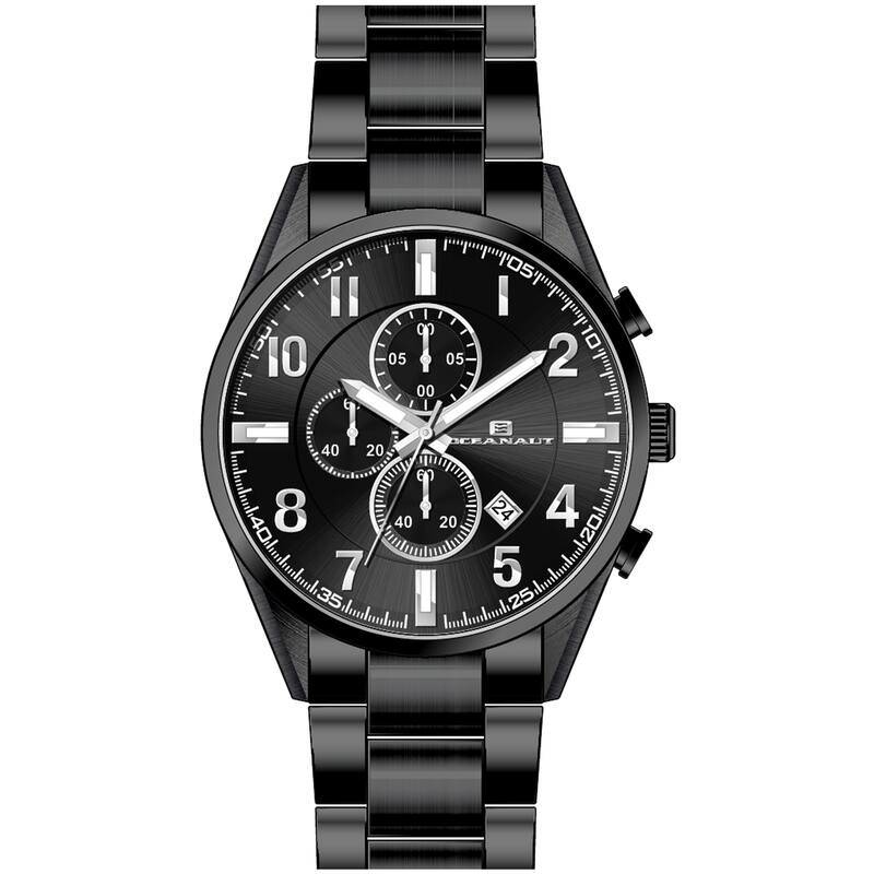 Oceanaut Men's Escapade Black Dial Watch - OC5858 - 6 (36)