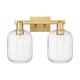 Option Brushed Brass / Clear