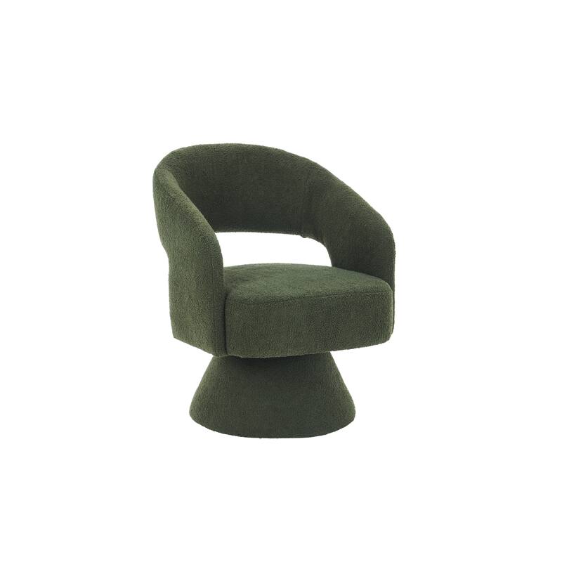 Round Barrel Chair in Fabric