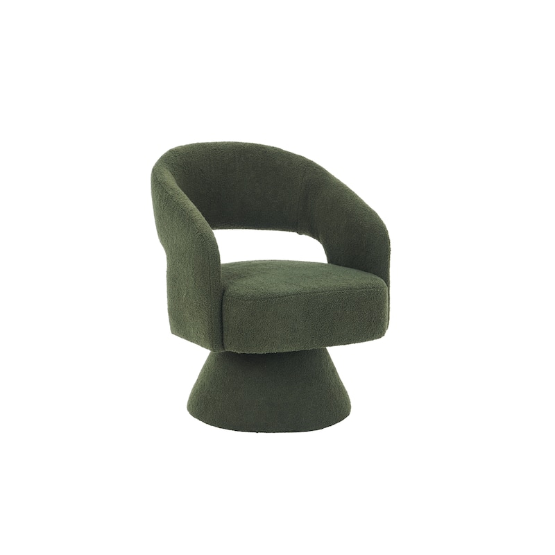 Swivel Accent Chair Armchair, Round Barrel Chair