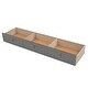 preview thumbnail 4 of 7, Grey Twin Over Full Wood Bunk Bed with Drawers & Stairs