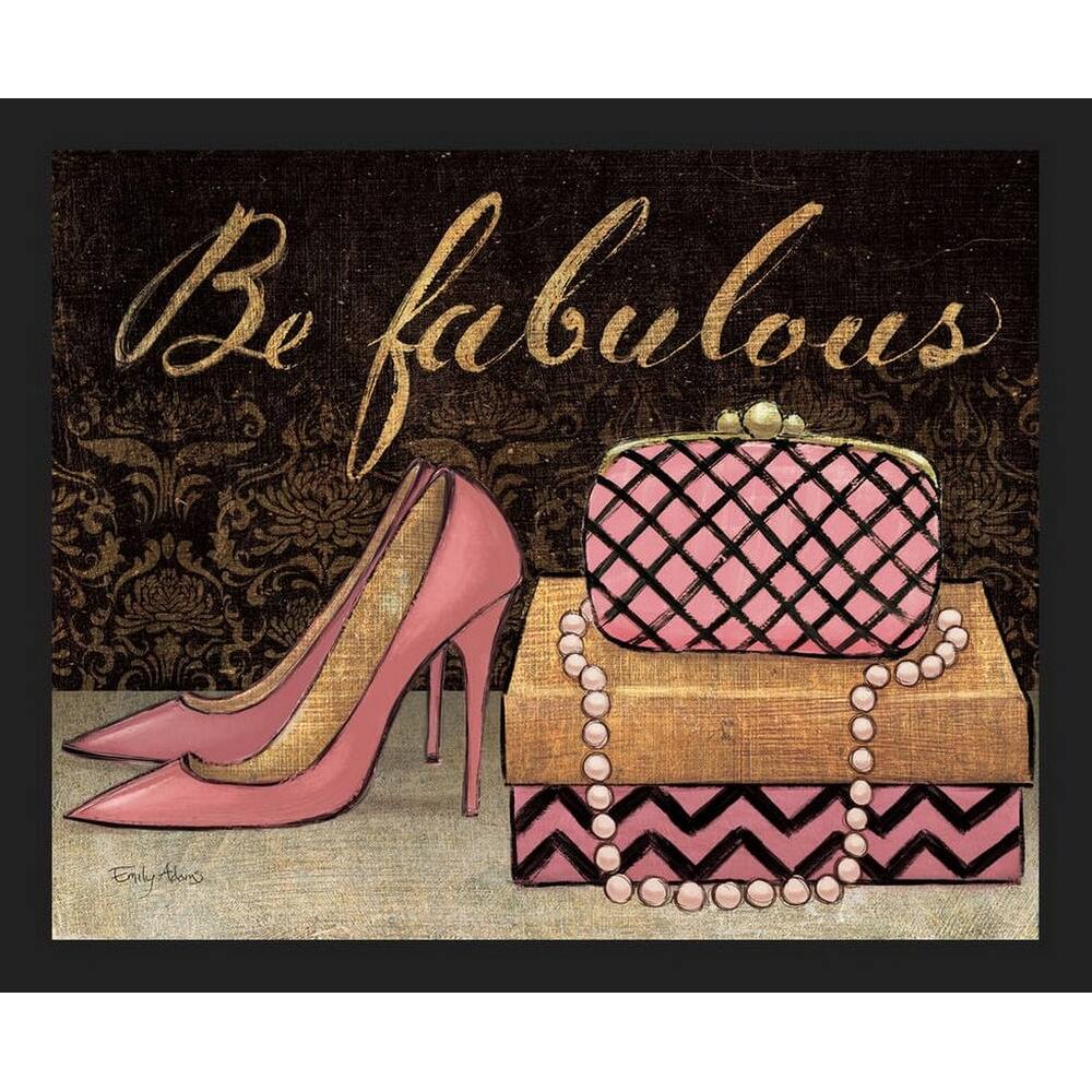 Shoe Fetish Be Fabulous Framed Poster