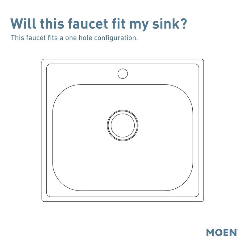 Moen Brantford 1.5 GPM Single Hole Pull Down Kitchen Faucet with