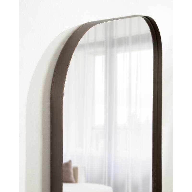 Kate and Laurel Rollo Decorative Framed Wall Mirror