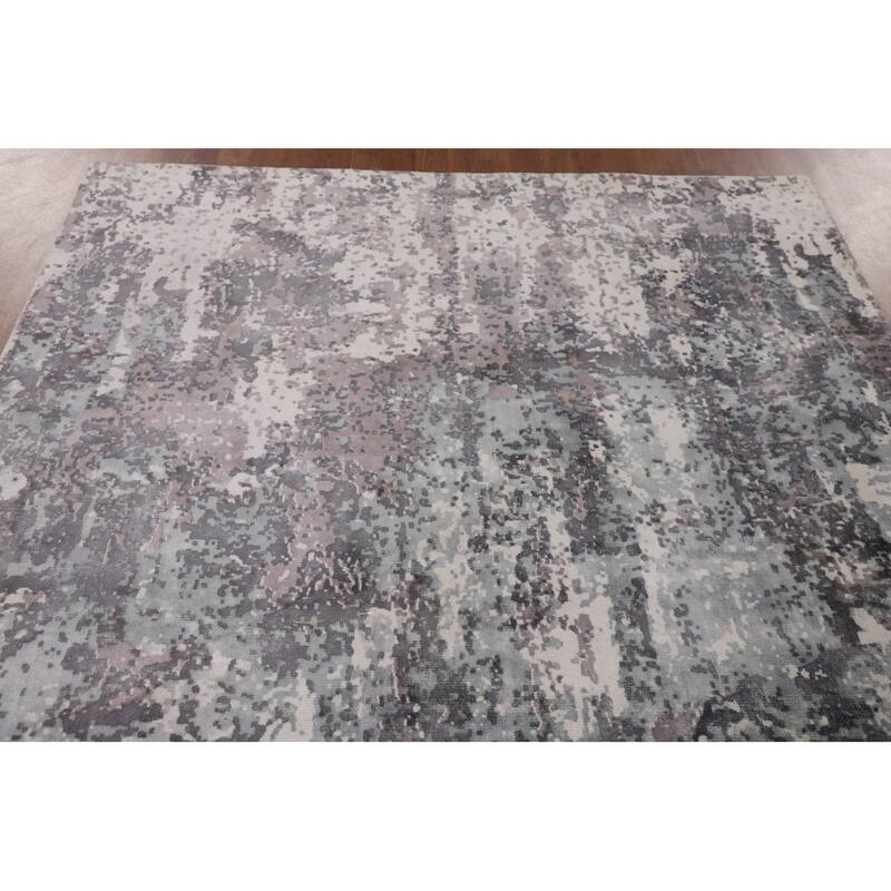 Abstract / Modern Area Rug Handmade Wool Carpet - 5'11"x 8'11"