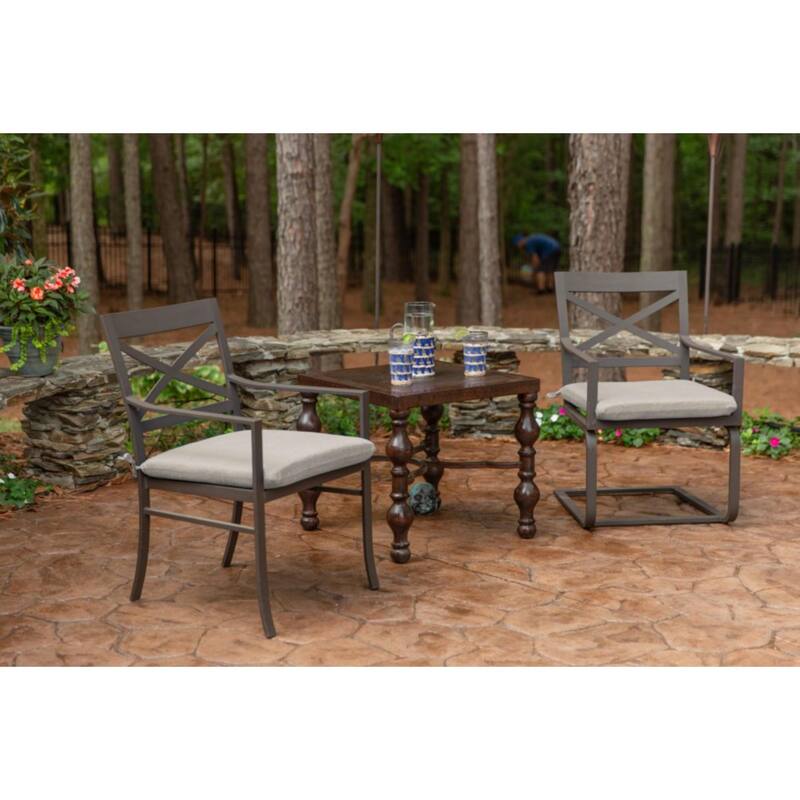 Sunbrella Solid fabric 20 in. Square seat pad with 17 options (2 pack)