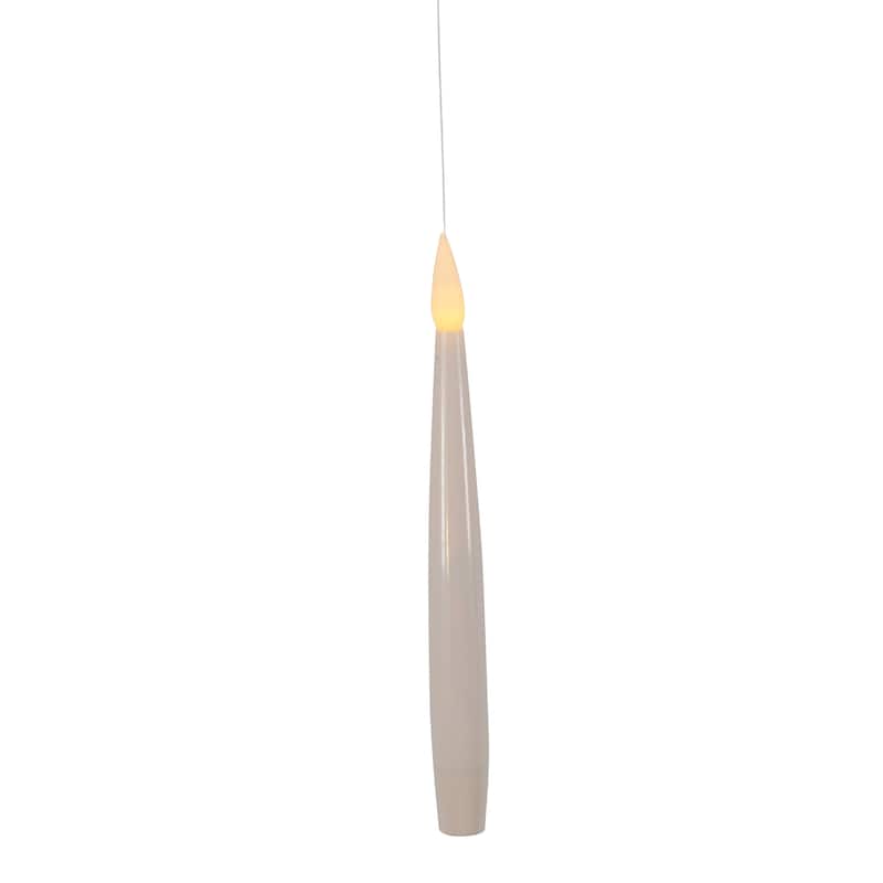 Kurt Adler Battery-Operated 6-Inch Floating Candles with String 10-Piece Ornament Set