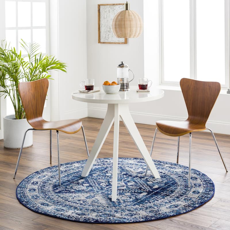 Livabliss Monte Carlo Updated Traditional Medallion Area Rug