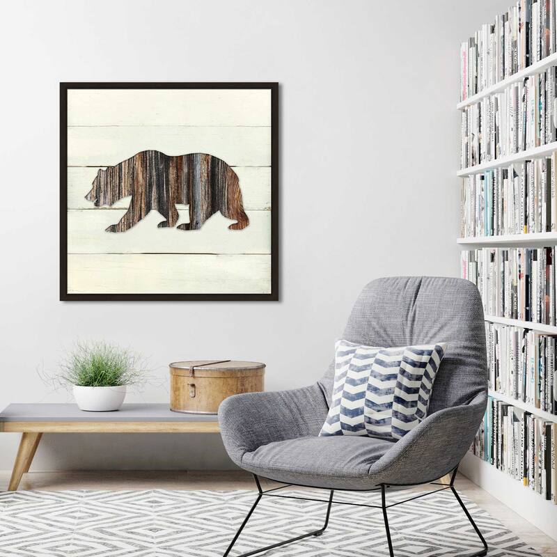 "Woodland Bear" by Carol Robinson Print on Floating Canvas