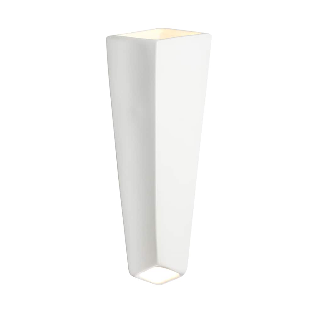 Ambiance Prism 1-light Gloss White LED Wall Sconce