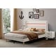 preview thumbnail 5 of 3, Platform Bed with Wingback Headboard, Button Tufting, Easy Assembly