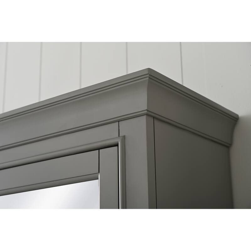 Milano 96" Double Sink Bathroom Vanity Modular Set