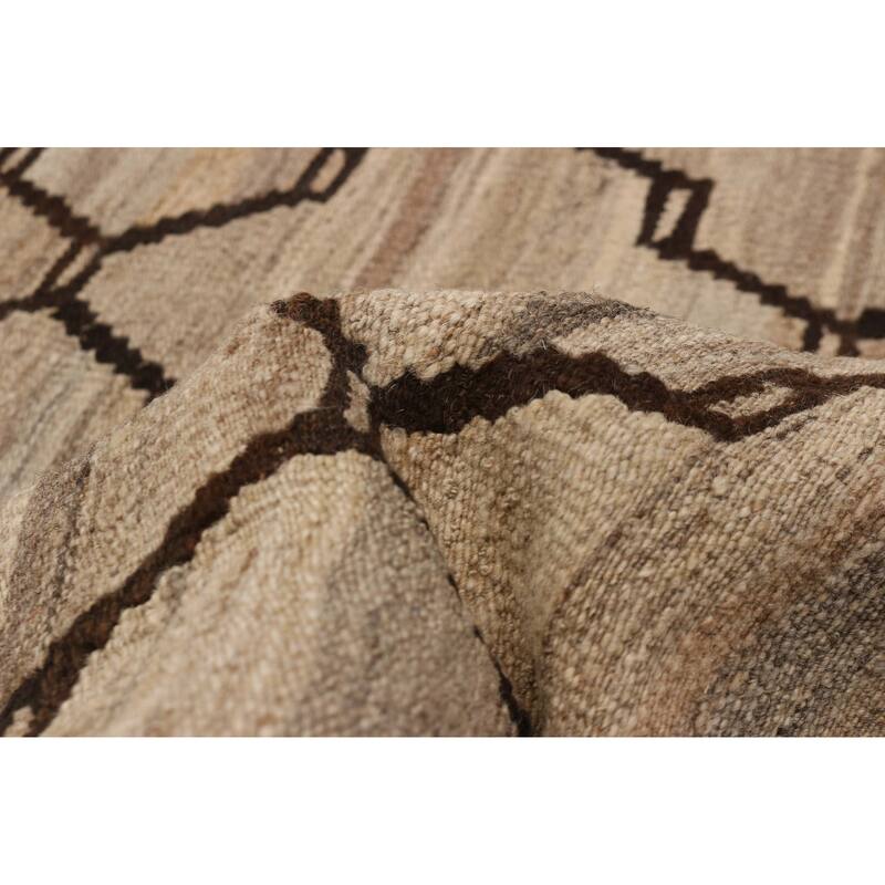 Sivas Khaki Kilim 6'3" x 7'10" - 6'3 x 7'10