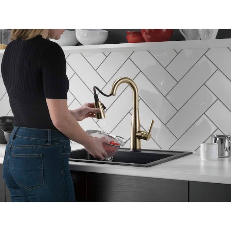 Delta Essa Pull-Down Bar/Prep Faucet with On/Off Touch Activation and