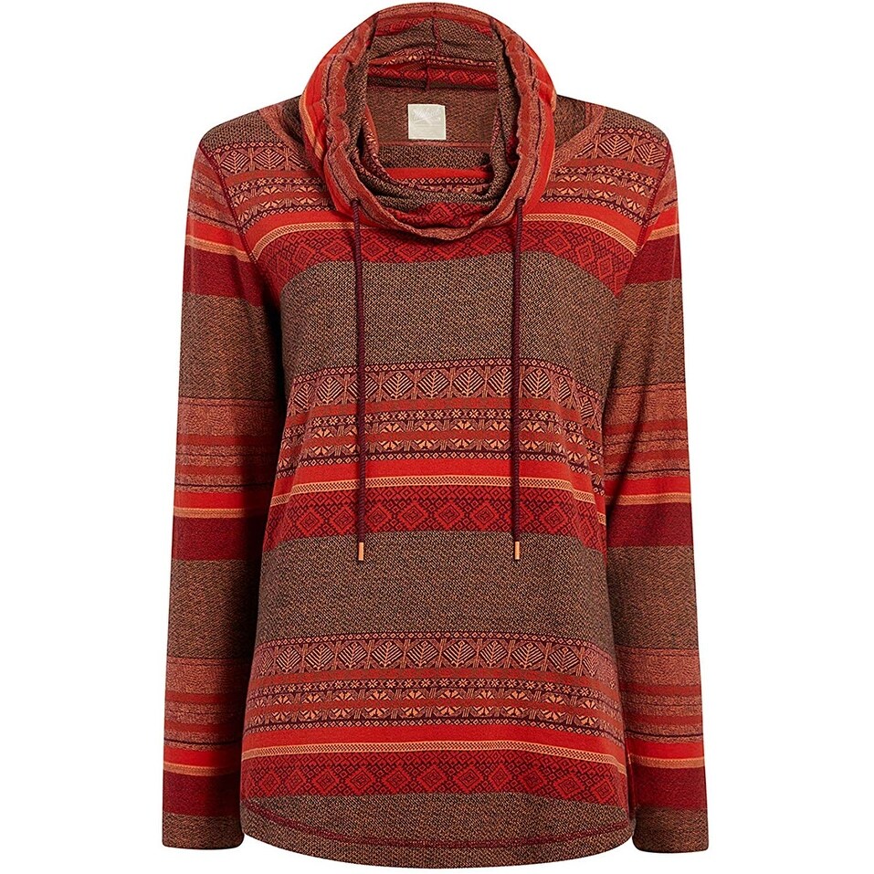 Shop Woolrich Womens Sweatshirt Canyon Red Size Small S Drawstring