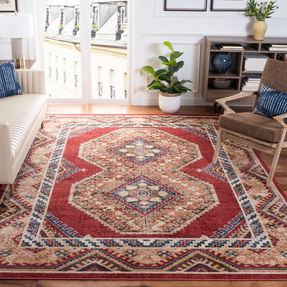 SAFAVIEH Bijar Corline Traditional Distressed Oriental Rug