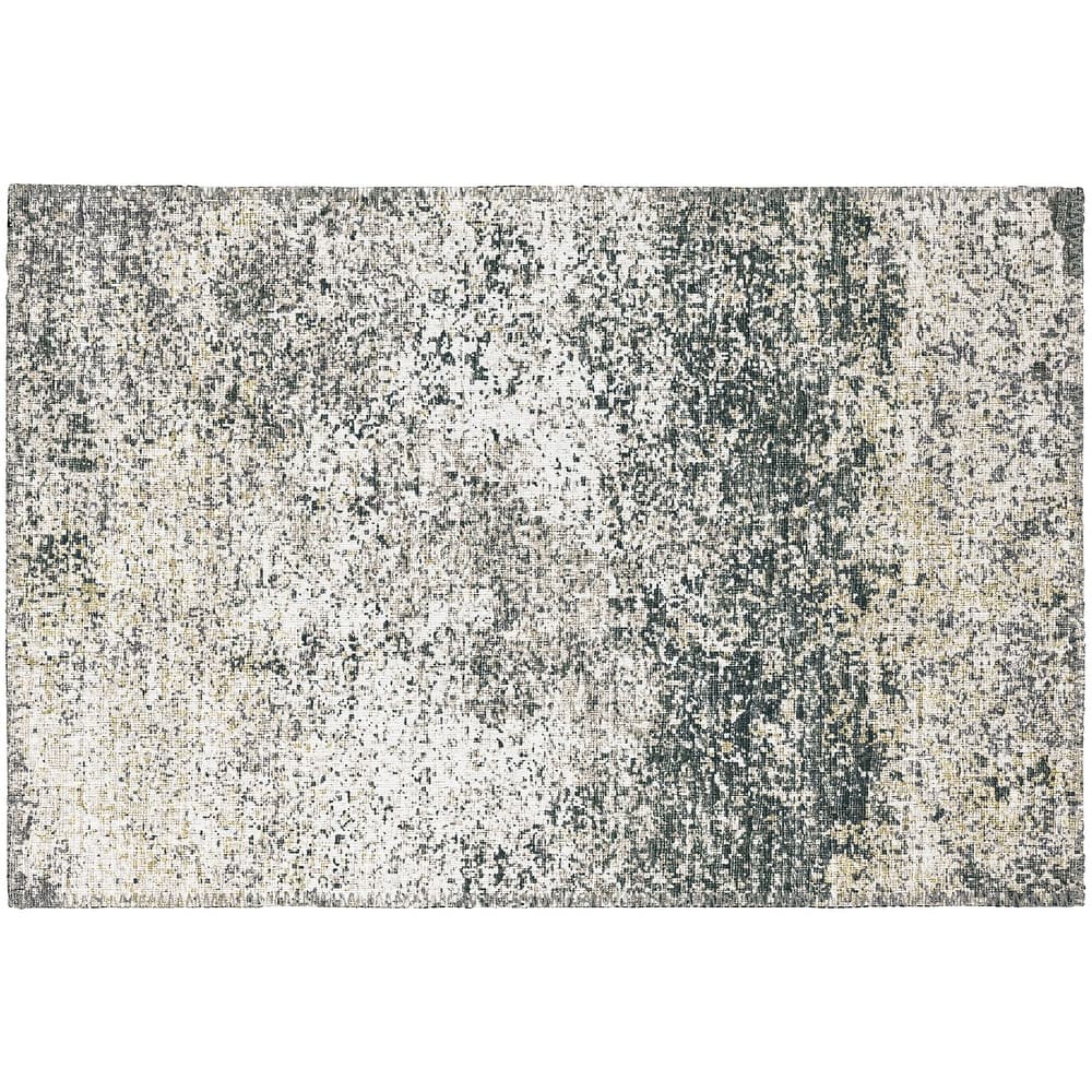 Indoor/Outdoor Rylee Modern Abstract Washable Rug New
