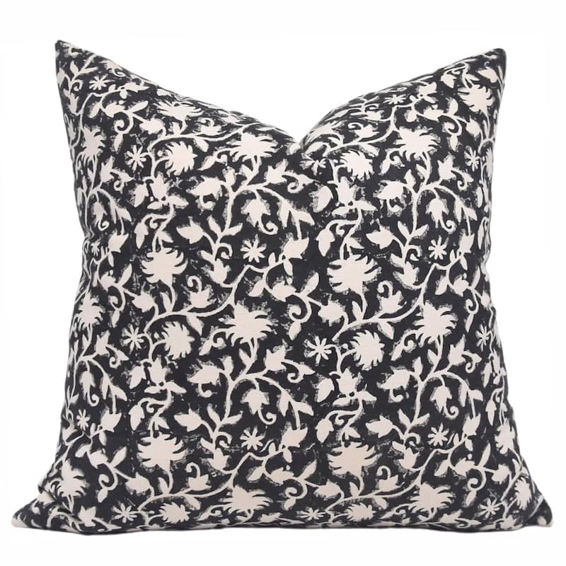 Fabdivine Cotton Boho Block print pillow Cover - Pillow Covers - 16" x 16"