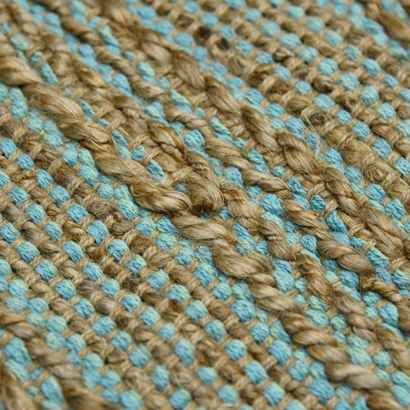 HomeRoots Striped Lodge Rectangle Area Rug