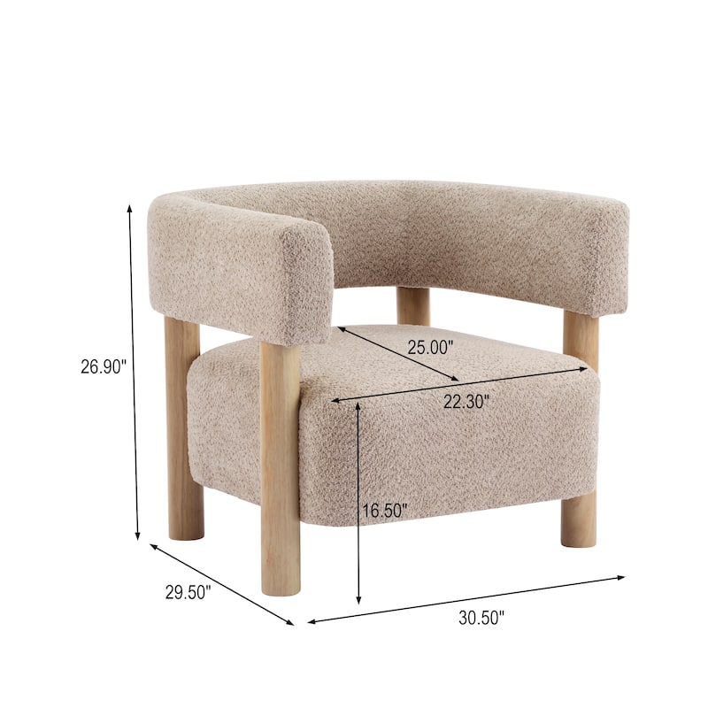 Christopher Knight Home - James Living Room Fabric Accent Chair