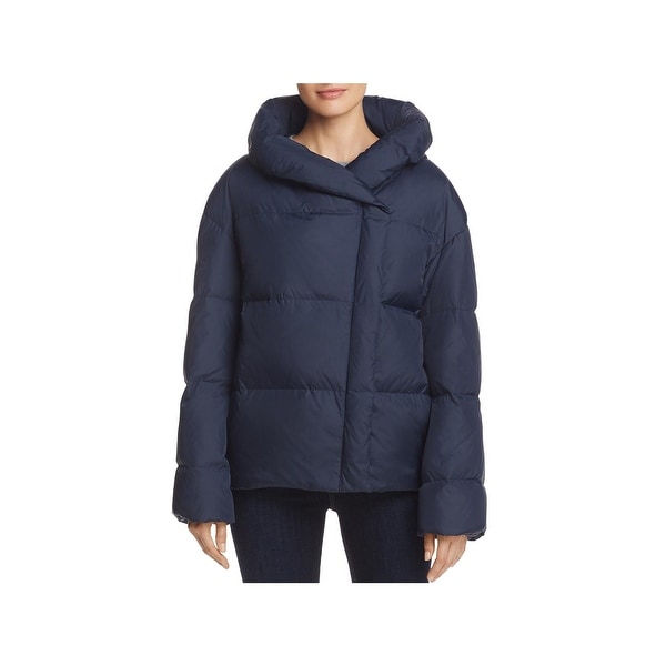 Theory hooded puffer coat shop
