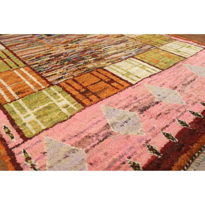 Moroccan Tribal Oriental Area Rug Handmade Bedroom Wool Carpet - 5'8" x 7'11" - 5'8" x 7'11" - Multi-Color