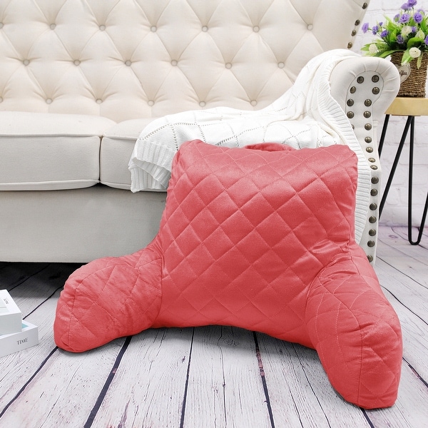 Velvet Do It Yourself Bedrest Reading Pillow Cover and Filling On Sale Bed Bath Beyond 35300356