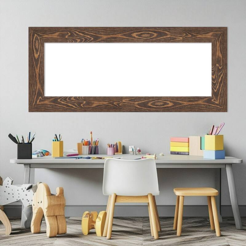 Amanti Art Bridge Black Framed Dry Erase Magnetic Board