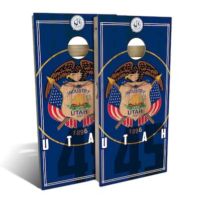 Utah State Flag 2.0 Outdoor Cornhole Board Set
