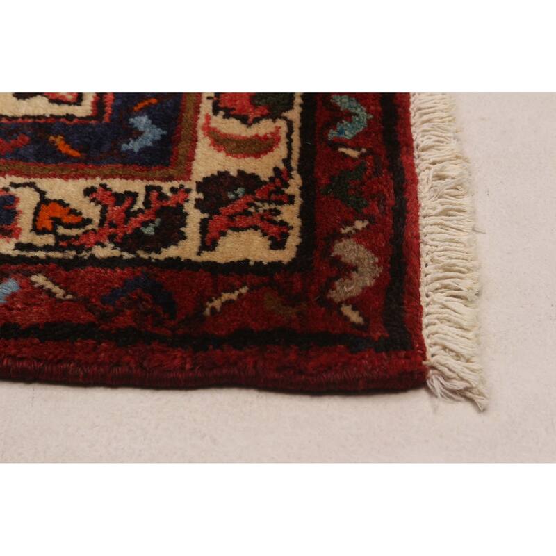 ECARPETGALLERY Hand-knotted Anadol Red Wool Rug - 3'5 x 9'3